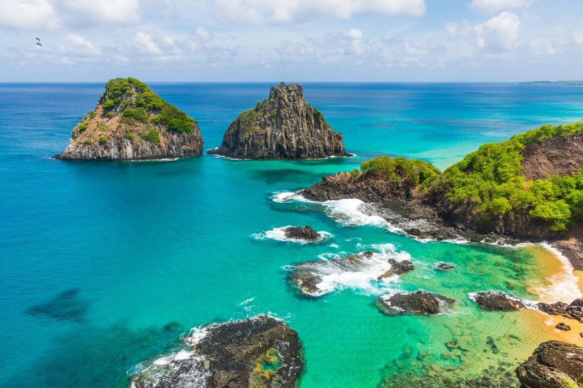 Morro Dois Irmãos em Fernando de Noronha